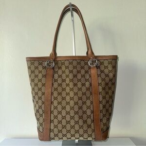 Vintage Gucci Miss CC Canvas Tote